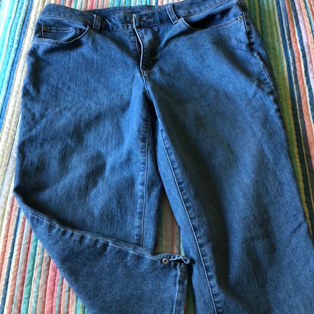 Denim capris